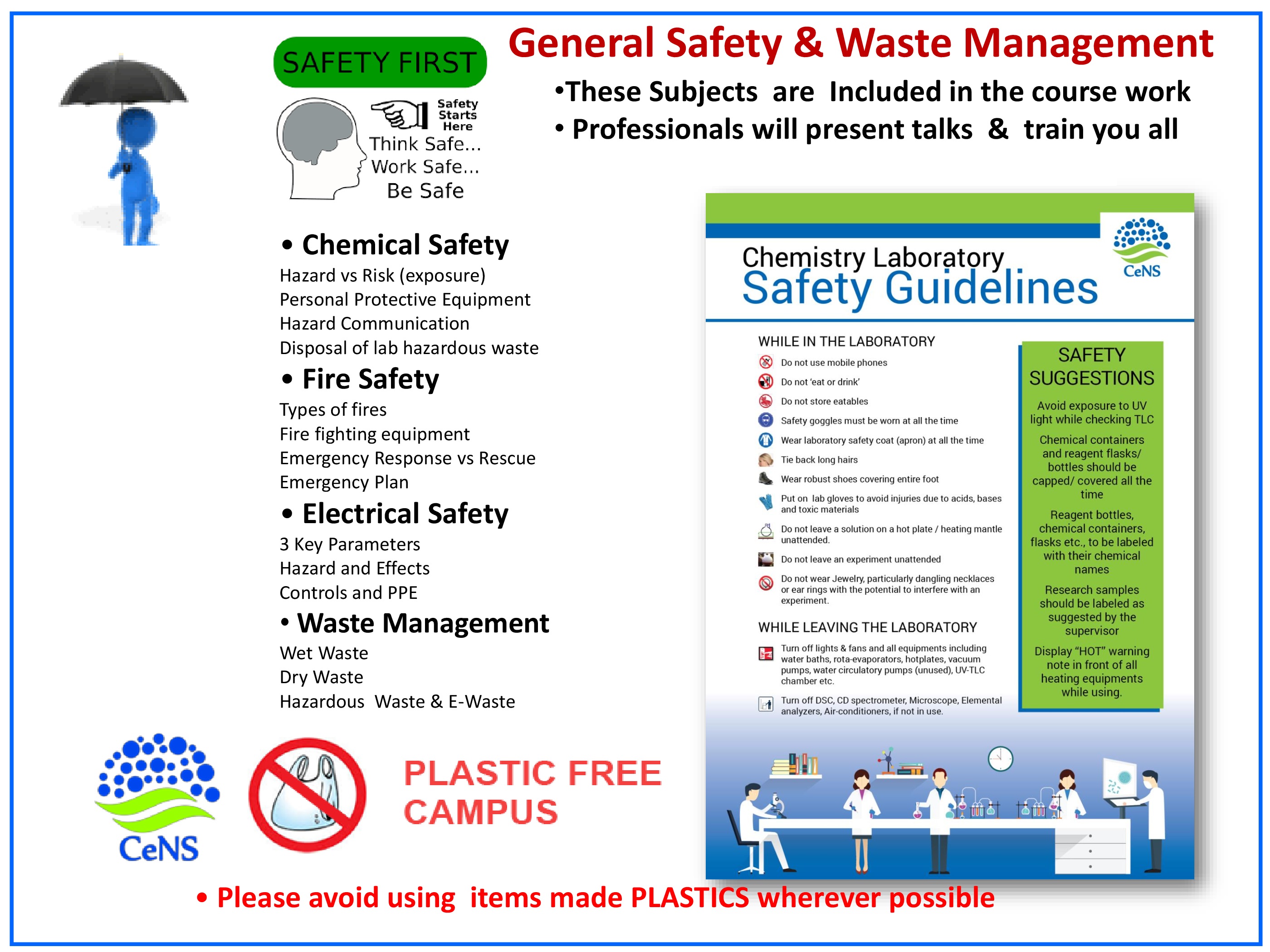 General Safety and Waste Management